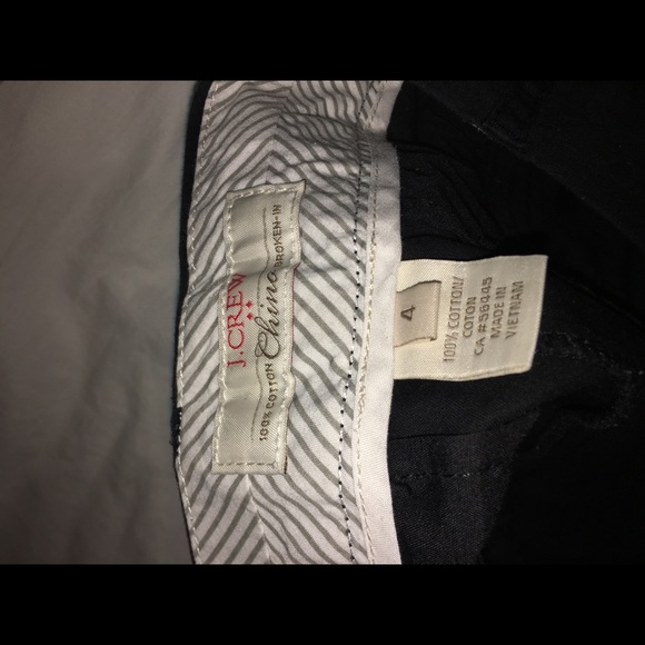 J Crew Chino shorts Black - Picture 3 of 3